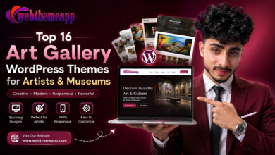Top 16 Art Gallery WordPress Themes for Artists & Museums